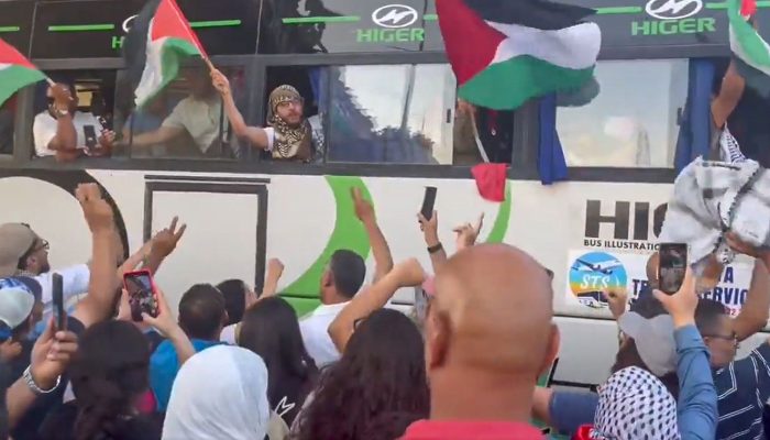 Israel pede que Egito detenha marcha a Gaza e 200 são deportados