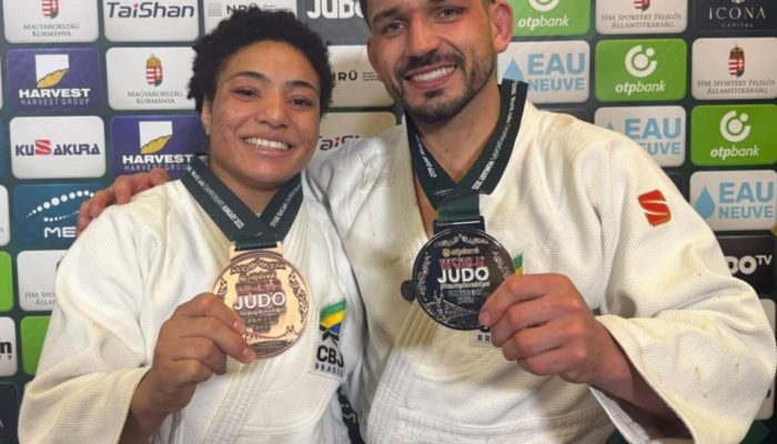Brasil fatura prata e bronze no 3º dia do Mundial de Judô na Hungria